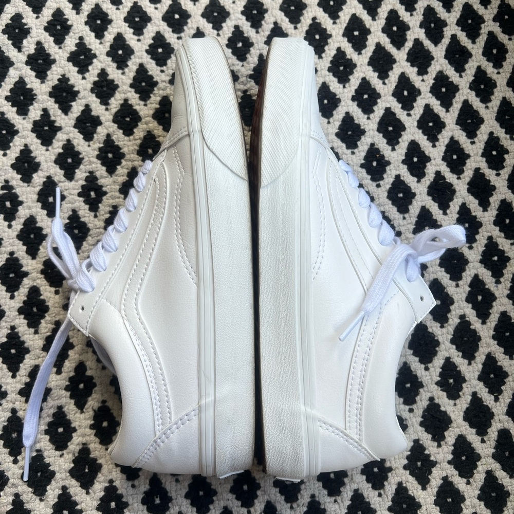 Vans Old Skool Shoe True White Size 8.5 women - Picture 6 of 12